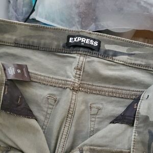 Express Olive Camouflage Trousers